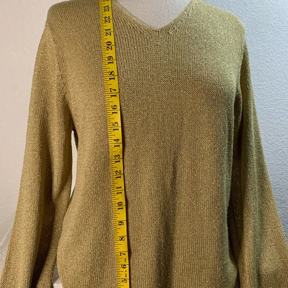 Chaus & Co metallic knit sweater - Picture 6 of 9